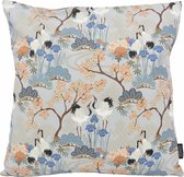 Housse de coussin Crane #5 / Crane Birds | Coton / Polyester | 45 x 45 cm