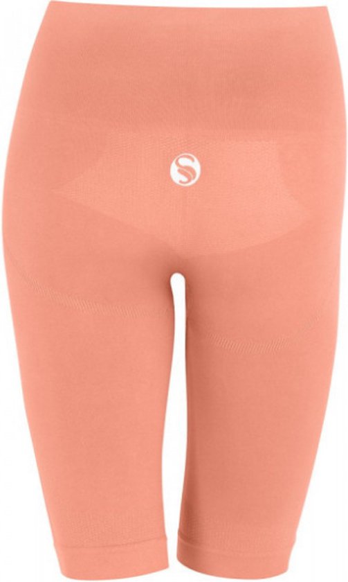 Capri Sportlegging - Naadloos - Hoge taille - Perzik - Maat S — afbeelding 2
