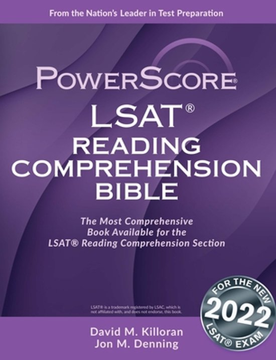 Lsat reading comprehension bible david m killoran 9780991299232