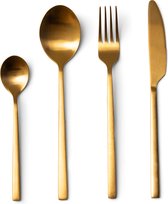 Goud Bestek - 24 delig - 6 persoons - Bestekset - SADU kitchen