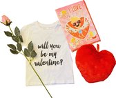 Will you be my Valentine | baby setje mt 92 | Valentijn cadeautje meisjes | Valentijn cadeautje voor hem | Valentijn tip!