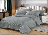 Dekbed overtrek BeoXL Design STARS --  GRIJS  -- 200 cm x 220 cm