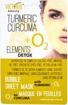 Victoria Beauty - Bubble Sheet masker Turmeric Curcuma 20 gr