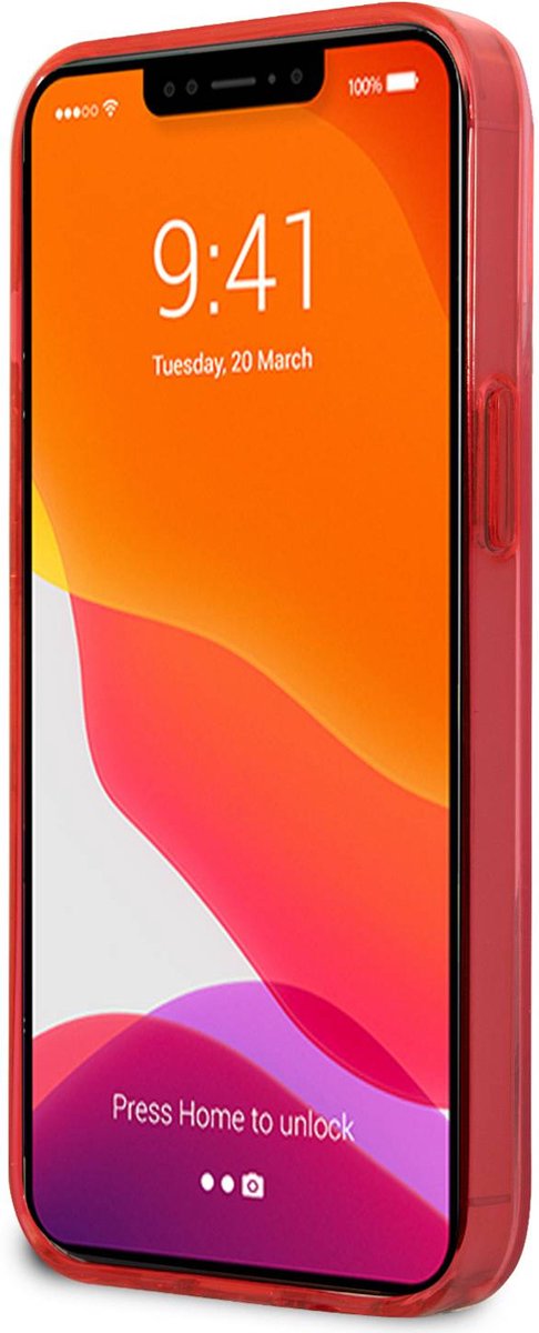 Custodia Rigida Per IPhone 13 – Ferrari Outline Italia – Cover Con Licenza Ufficiale, Design Ispirato Agli Interni Ferrari, Rossa