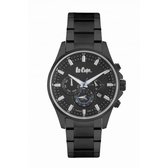 Lee Cooper LC06712.650 - Horloge - Analoog - Heren - Mannen - stalen band - Zwart