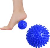 Springos Massage Bal | Triggerpoint Bal | Massage | Massage Accessoires | Blauw | 9 cm