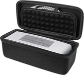 TIKKENS® Hard Cover Opberghoes Geschikt Voor Bose Soundlink Mini 1/2 I/II - Beschermhoes - Travel Case - Hoes - Opbergtas met Adaptervak - Hardcase - Zwart