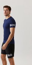 Bjorn Borg BORG Tee - Sportshirt Performance - Heren - blauw - Maat M