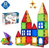Twistietoy Bouwpakket Met 33 Magnetische Bouwstenen - Tegel Bouwsteentjes - Creatief Speelgoed Voor Kinderen - Magneten - Multicolor