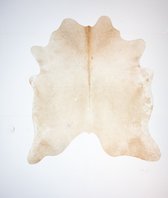 KOELAP Koeienhuid Vloerkleed - Beige Egaal - 200 x 220 cm - 1004445