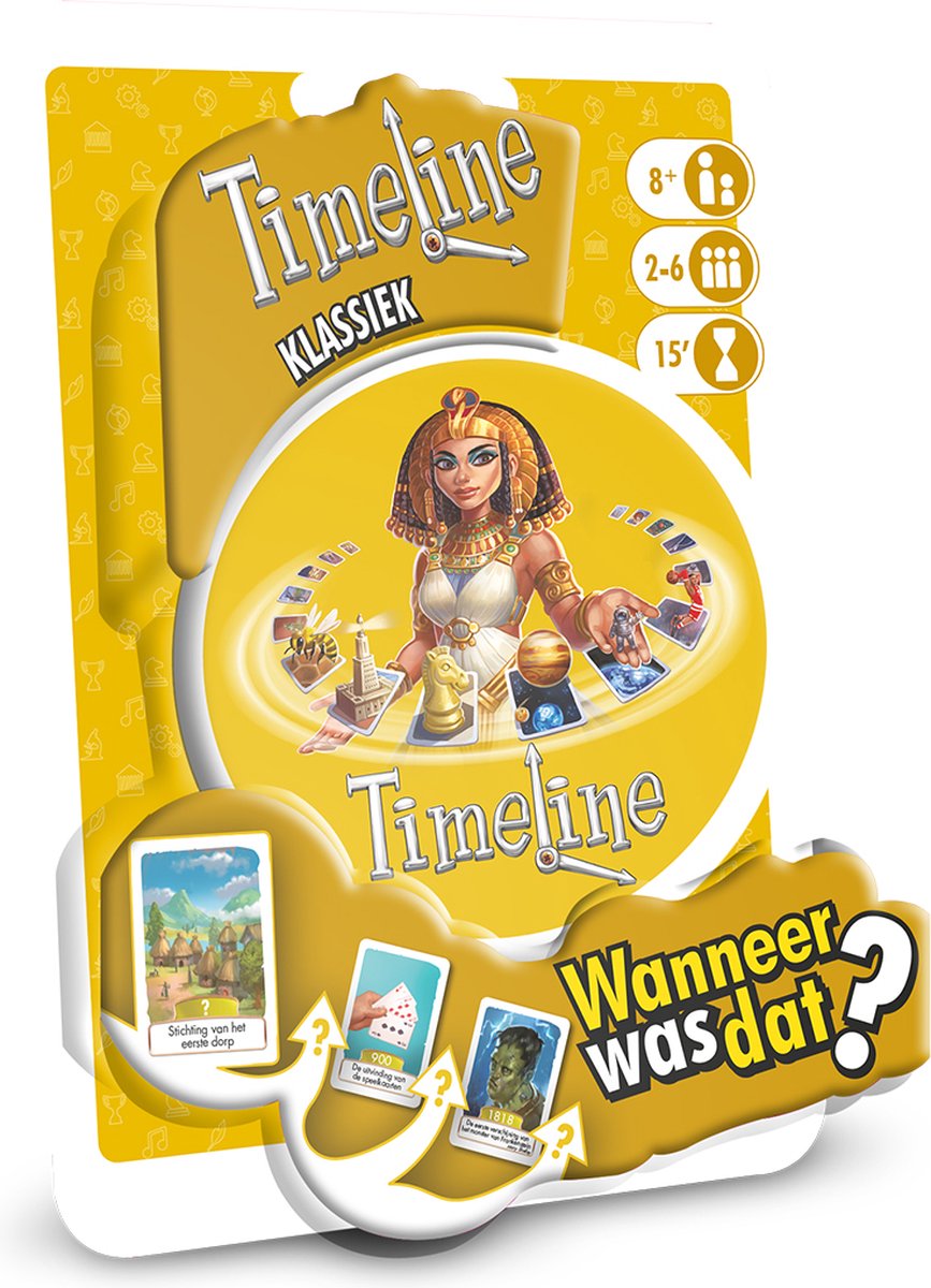 Zygomatic Timeline Twist Pop Culture | Educatief kaartspel | Coöperatief spel | vanaf 7 jaar | 2 tot 8 spelers | 15 minuten per spel | Spaans