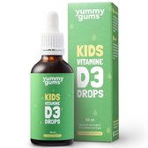 Yummygums D3 druppels - Vitamine D druppels voor kinderen - Oliebasis - 100% natuurlijk - tot 4 jaar