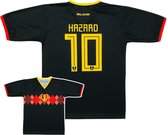 Voetbalshirt - België - Hazard - Zwart - Volwassenen - Large