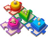Max & Lea Educatieve Houten 3D Puzzel - Puzzel voor Kinderen - Educatief - Duurzaam - Speelgoed 1 jaar
