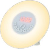 Sleepers Wake up light - Wekker - Radio - Veel verschillende standen - Wek en Slaapfunctie - Slow light - Slimme Wekker - Wit6094041223201