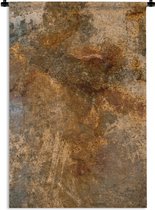 Wandkleed - Wanddoek - Roest - Goud - Bruin - 120x180 cm - Wandtapijt
