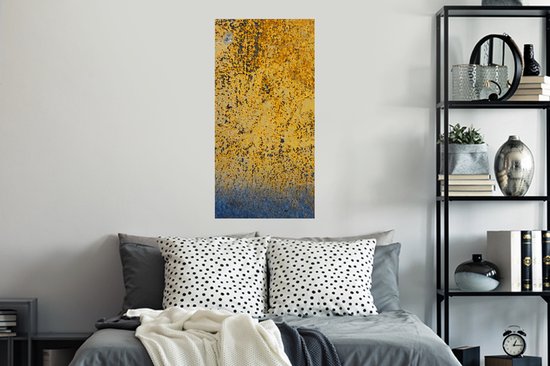 Stickers muraux - Film autocollant - Rouille - Or - Acier - 40x80 cm - Film adhésif - Stickers muraux Chambre d'enfant - Papier peint autocollant