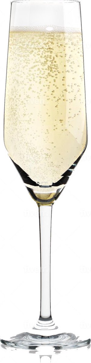 Cocora Champagneglazen - 27 cl - 6 stuks - hoogwaardig kristalglas - bruiloft - picknick - high tea - oud en nieuw