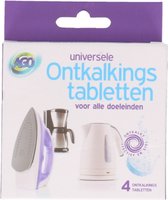 Universele Ontkalkings tabletten 4 stuks - Strijkijzer - Koffiezetapparaat - Waterkoker enz
