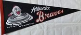 USArticlesEU - Atlanta Braves - MLB - Vaantje - Baseball - Honkbal - Sportvaantje - Pennant - Wimpel - Vlag - 31 x 72 cm - 2