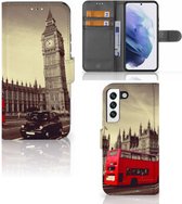 Mobiel Bookcase Geschikt voor Samsung Galaxy S22 Smartphone Hoesje Londen