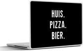 Laptop sticker - 17.3 inch - Huis - Bier - Spreuken