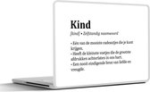 Laptop sticker - 13.3 inch - Kind - Quotes - Familie - Definitie - Woordenboek - Spreuken
