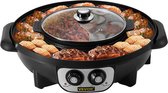 2 In 1 Elektrische Hot Pot Bbq Grill 2200W - Asian Style