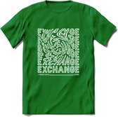 Exchange - Crypto T-Shirt Kleding Cadeau | Dames / Heren / Unisex | Bitcoin / Ethereum shirt | Grappig Verjaardag kado | Tshirt Met Print | - Donker Groen - XXL