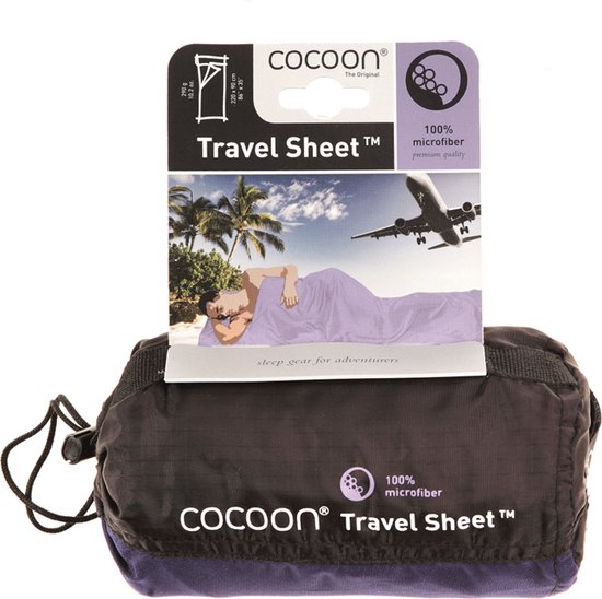 Cocoon TravelSheet - Lakenzak - Microfiber - Twilight Blue van Cocoon — afbeelding 5