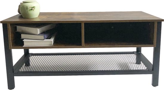 TV meubel kast Stoer - dressoir - industrieel vintage design - 140 cm breed