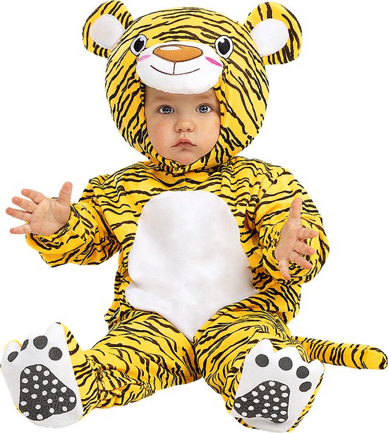 FUNIDELIA Schattig tijger kostuum voor baby Dieren - maanden cm) - Geel