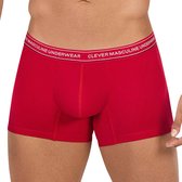 Clever Moda - Instinct Boxer Rood - Maat M - Heren ondergoed - Onderbroek voor mannen