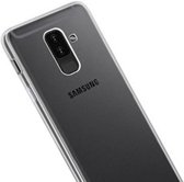 Geschikt voor Samsung Galaxy A6 2018 transparant siliconen hoes / achterkant / Back Cover / doorzichtig