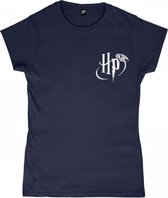 Harry Potter - HP Logo Pocket- Dames - T-Shirt - Maat XL