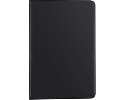 Universele tablet-laptop hoes Zwart tot 10.1 inch Book Case - Magneetsluiting - 360 Graden draaibaar - Vegan leder