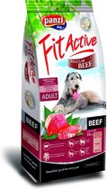 Fit Active Regular - Hondenvoer voor volwassen middelgrote honden - Hondenbrokken met kip/rund smaak - 15kg