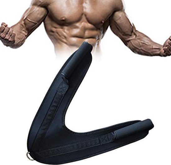 Progryp Super Abs Crunch Strap Nero - Cinghia Per Addominali Con Imbottitura Spalle