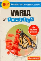 Denksport | Varia | Denksport puzzelboekjes | Kruiswoordpuzzel | Woordzoeker | 3 sterren | puzzelboekjes | puzzelboeken volwassenen denksport | Varia puzzels | nederlands | 3* | 19