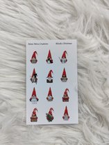 Mimi Mira Creations Planner Stickers Gnomes Nordic Christmas