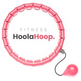 Verstelbare Fitness Hoelahoep - Hoepel - Weight Hula Hoop - 1 Kg - Volwassenen -  Roze - 130cm