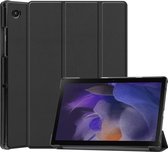 Samsung Galaxy Tab A8 hoes - (2021/2022) - Tri-Fold - Samsung Tab A8 hoes - 10.5 inch - Zwart