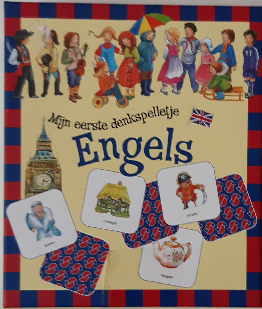 Mijn eerste denkspelletje Engels vanaf 4 jaar