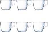 Luminarc - Tasses à café - 6 pcs - Transparent - 22 cl