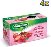 Dogadan - red fruits mixed fruit tea - rood fruit gemengde fruitthee - 4 x 20 stuks