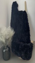 plaid - woondeken - 150x200cm - Zwart - luxe deken