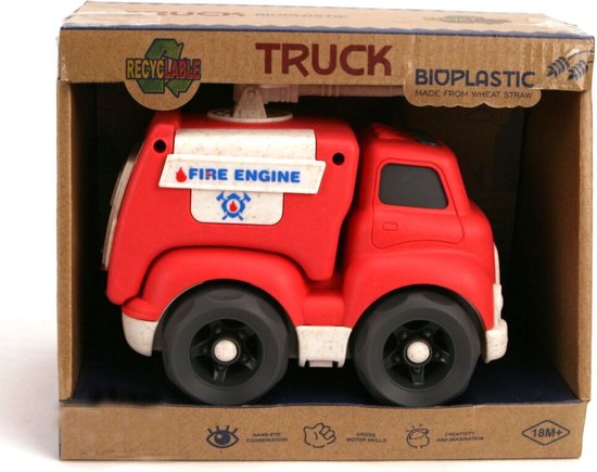 Foto: Bioplastic brandweerwagen