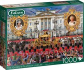 Falcon puzzel The Queen's Platinum Jubilee - Legpuzzel - 1000 stukjes