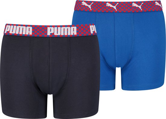 PUMA Logo Grid Lot de 2 sous-vêtements pour Garçons Taille 122-128 | bol.com