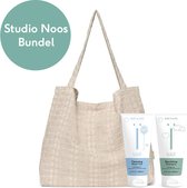 Naïf limited Studio Noos Shopper Ecru + Naïf Baby & kids Washgel 200ml en Shampoo 200ml
